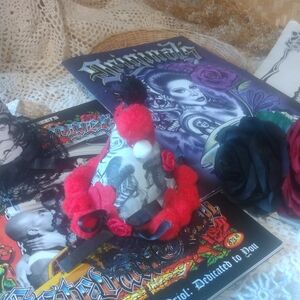 Festive Red and Black Party Hat